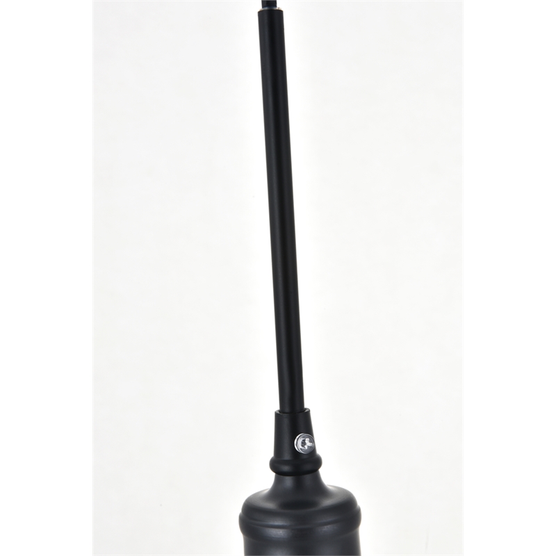 Living District Waltz 5 Light Black Pendant