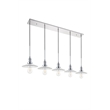 Living District Waltz 5 Light Chrome Pendant
