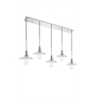 Living District Waltz 5 Light Chrome Pendant