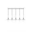 Living District Waltz 5 Light Chrome Pendant