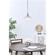 Living District Waltz 1 Light Chrome Pendant