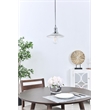 Living District Waltz 1 Light Chrome Pendant