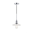 Living District Waltz 1 Light Chrome Pendant