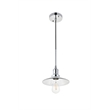 Living District Waltz 1 Light Chrome Pendant