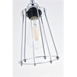 Living District Auspice 3 Light Chrome Pendant