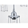 Living District Auspice 3 Light Chrome Pendant