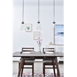 Living District Auspice 3 Light Chrome Pendant