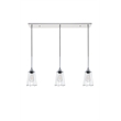 Living District Auspice 3 Light Chrome Pendant