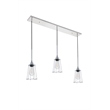 Living District Auspice 3 Light Chrome Pendant