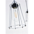 Living District Auspice 3 Light Chrome Pendant