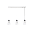 Living District Auspice 3 Light Chrome Pendant