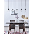 Living District Auspice 5 Light Chrome Pendant