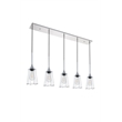 Living District Auspice 5 Light Chrome Pendant