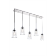 Living District Auspice 5 Light Chrome Pendant