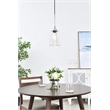 Living District Auspice 1 Light Chrome Pendant