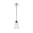 Living District Auspice 1 Light Chrome Pendant