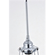 Living District Auspice 1 Light Chrome Pendant