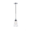 Living District Auspice 1 Light Chrome Pendant