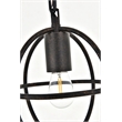 Living District Octavia 1 Light Dark Brown Pendant
