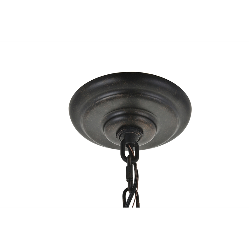 Living District Octavia 1 Light Dark Brown Pendant