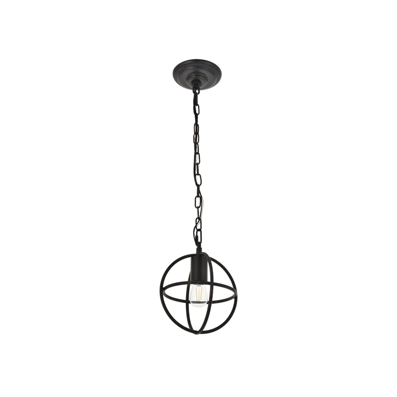 Living District Octavia 1 Light Dark Brown Pendant