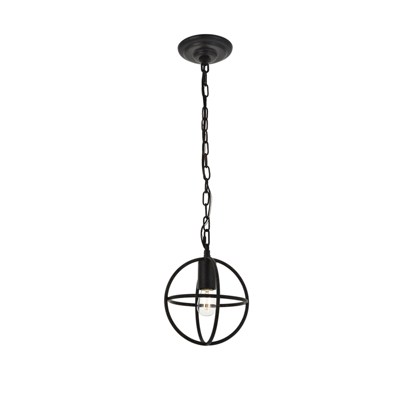 Living District Octavia 1 Light Dark Brown Pendant