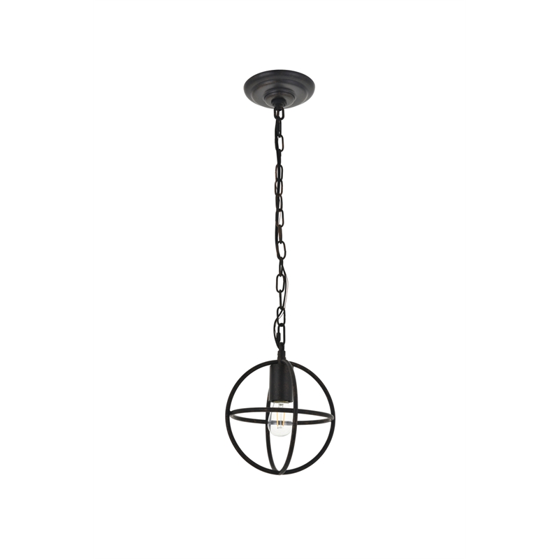 Living District Octavia 1 Light Dark Brown Pendant