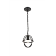 Living District Octavia 1 Light Dark Brown Pendant