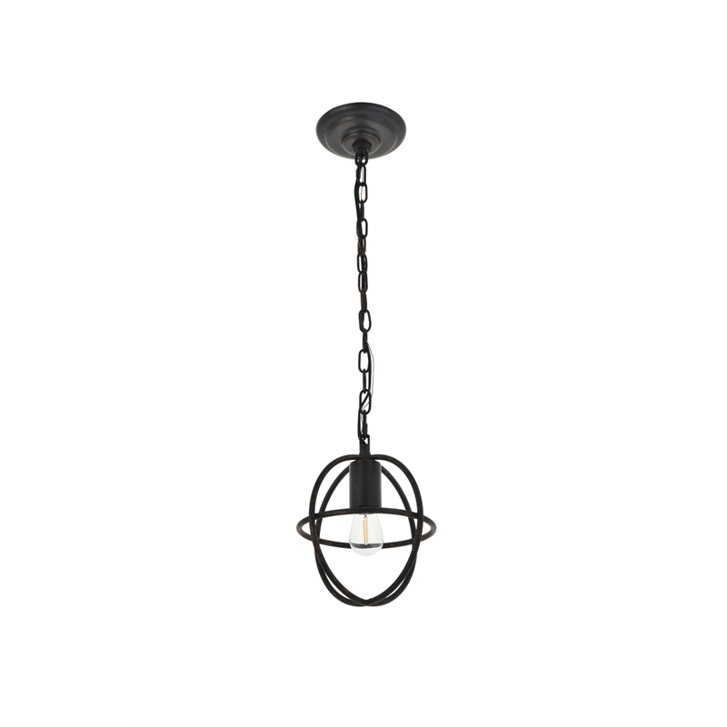 Living District Octavia 1 Light Dark Brown Pendant