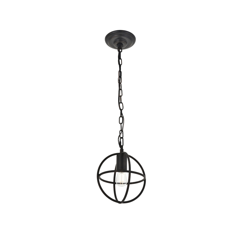 Living District Octavia 1 Light Dark Brown Pendant