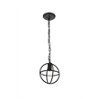 Living District Octavia 1 Light Dark Brown Pendant