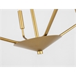 Living District Enzo 4 Light Brass Pendant