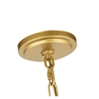 Living District Enzo 4 Light Brass Pendant