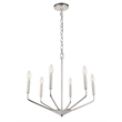 Living District Enzo 6 Light Chrome Pendant