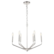 Living District Enzo 6 Light Chrome Pendant