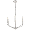 Living District Enzo 6 Light Chrome Pendant