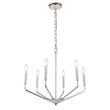 Living District Enzo 6 Light Chrome Pendant