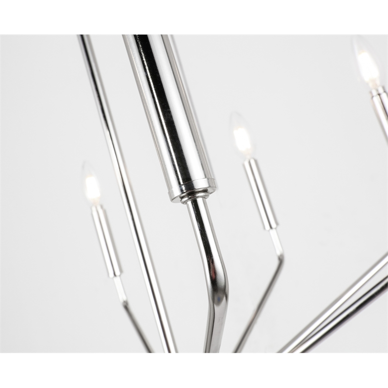 Living District Enzo 8 Light Chrome Pendant