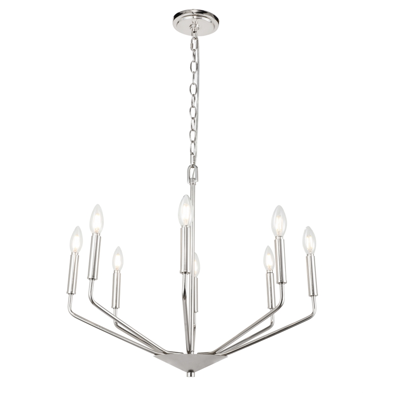 Living District Enzo 8 Light Chrome Pendant