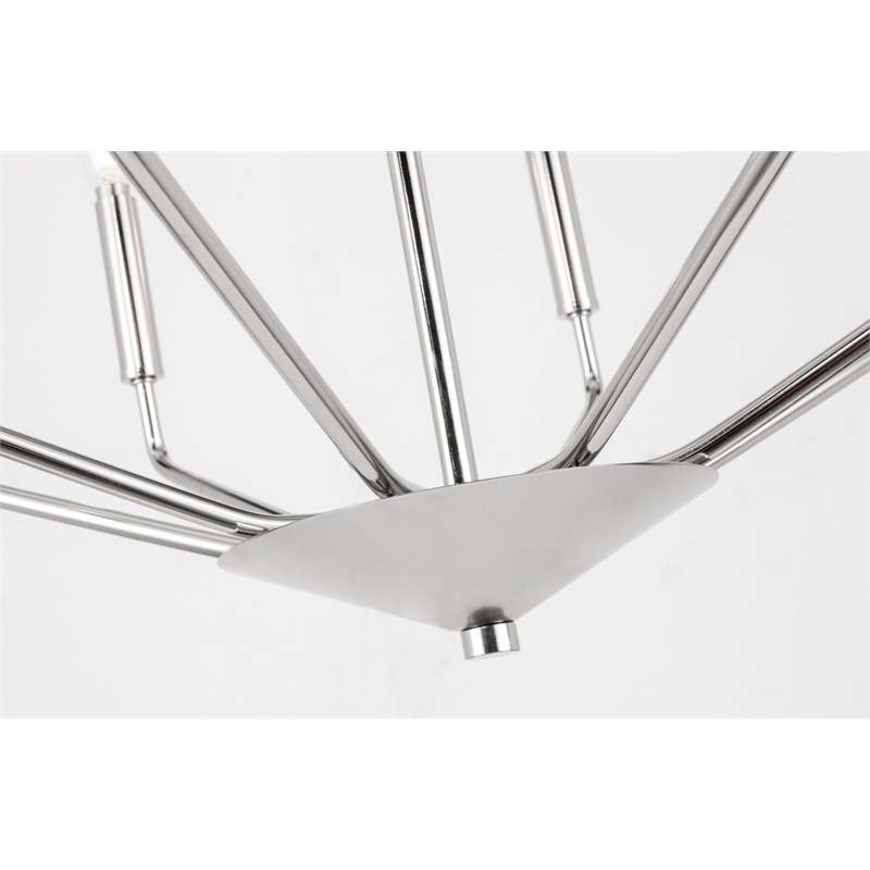 Living District Enzo 8 Light Chrome Pendant