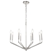 Living District Enzo 8 Light Chrome Pendant