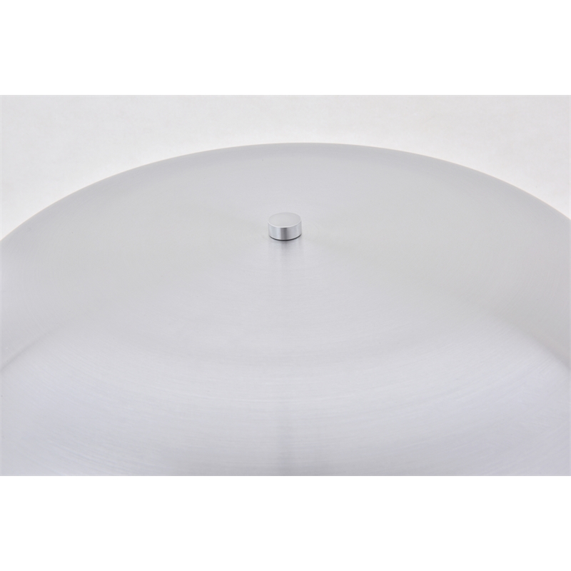 Living District Exemplar 1 Light Brushed Nickel Floor Lamp