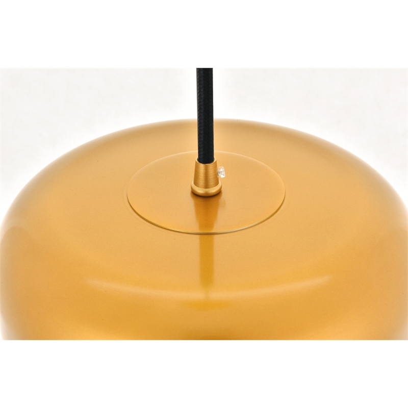 Living District Etude 1 Light Satin Gold Pendant