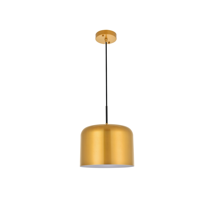 Living District Etude 1 Light Satin Gold Pendant