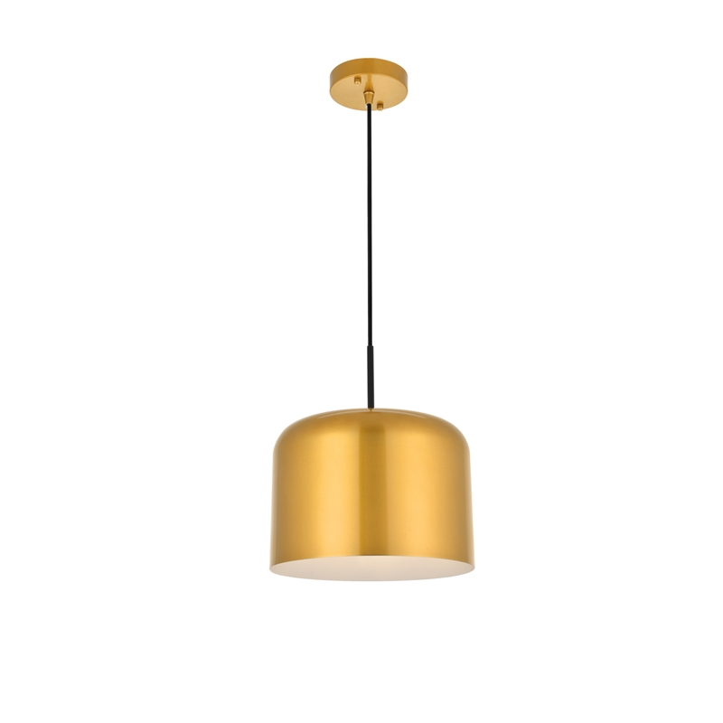 Living District Etude 1 Light Satin Gold Pendant