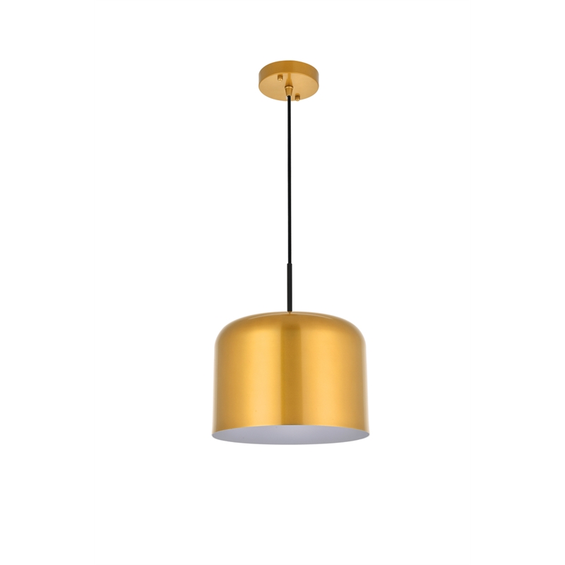 Living District Etude 1 Light Satin Gold Pendant