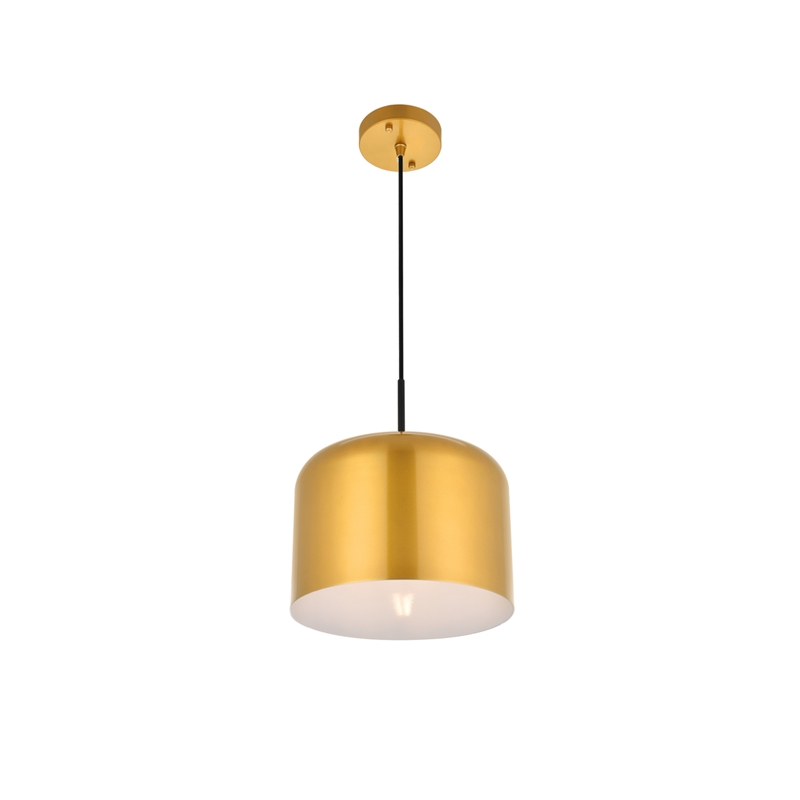 Living District Etude 1 Light Satin Gold Pendant