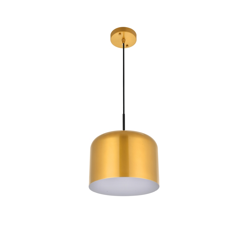 Living District Etude 1 Light Satin Gold Pendant