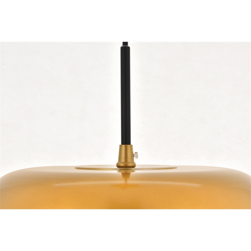 Living District Etude 1 Light Satin Gold Pendant