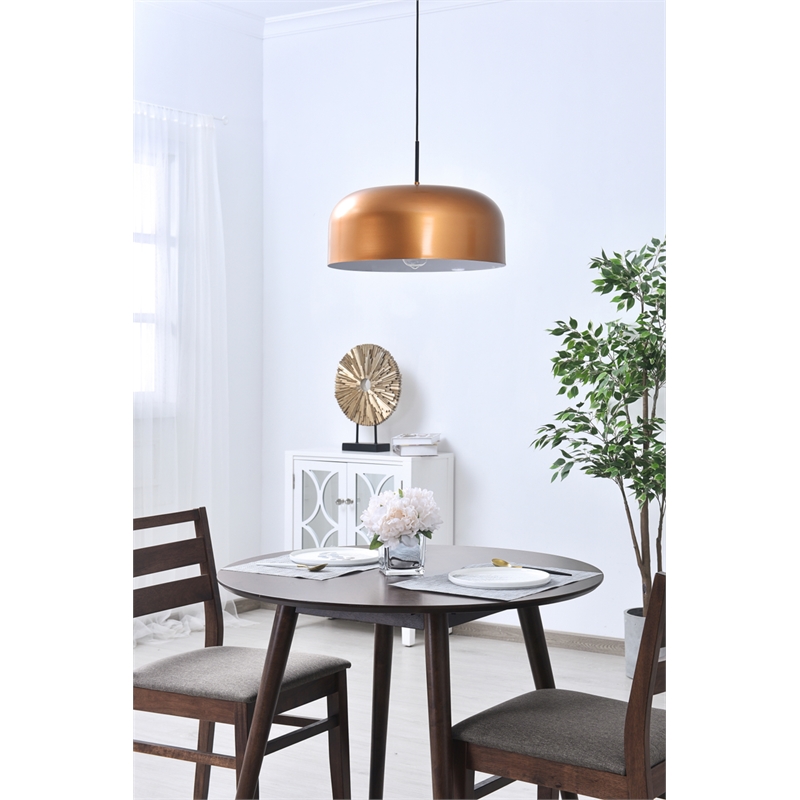 Living District Etude 1 Light Satin Gold Pendant